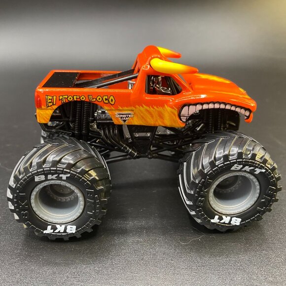 Monster Jam El Toro Loco 1:64 Diecast Monster Truck Spin Master Orange - Picture 12 of 16